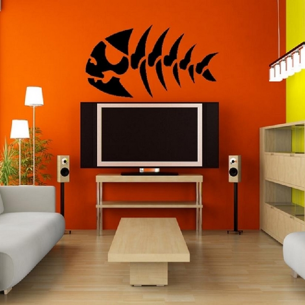 Exemple de stickers muraux: Poisson Pirate
